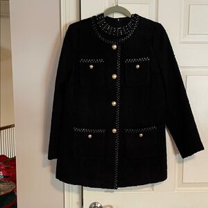 Elegant Black Women's Coat by Talbots